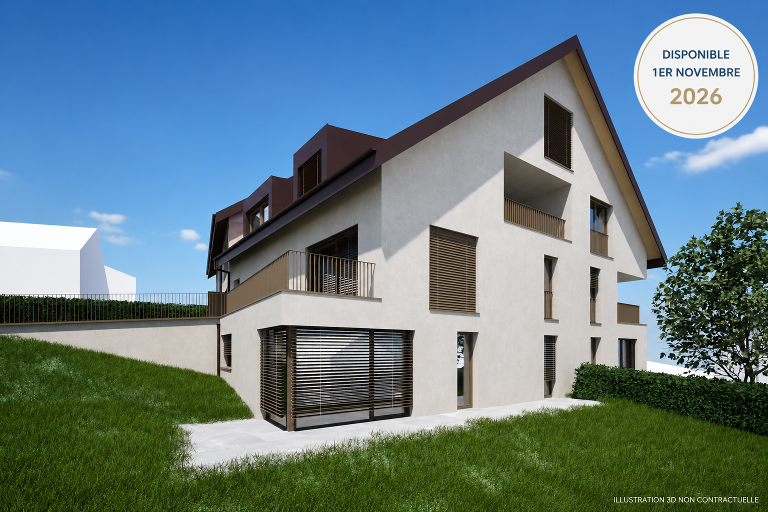 Nouvelle promotion à la location - Appartement Lot 6 de 2,5 pièces avec balcon